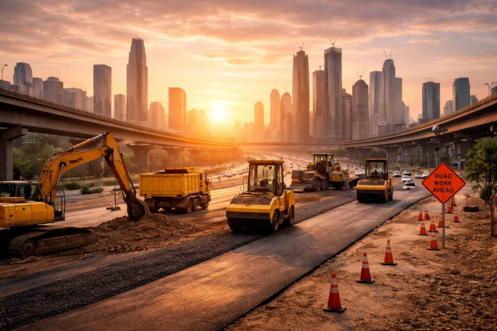 The Complete Road Construction Process for Modern Projects