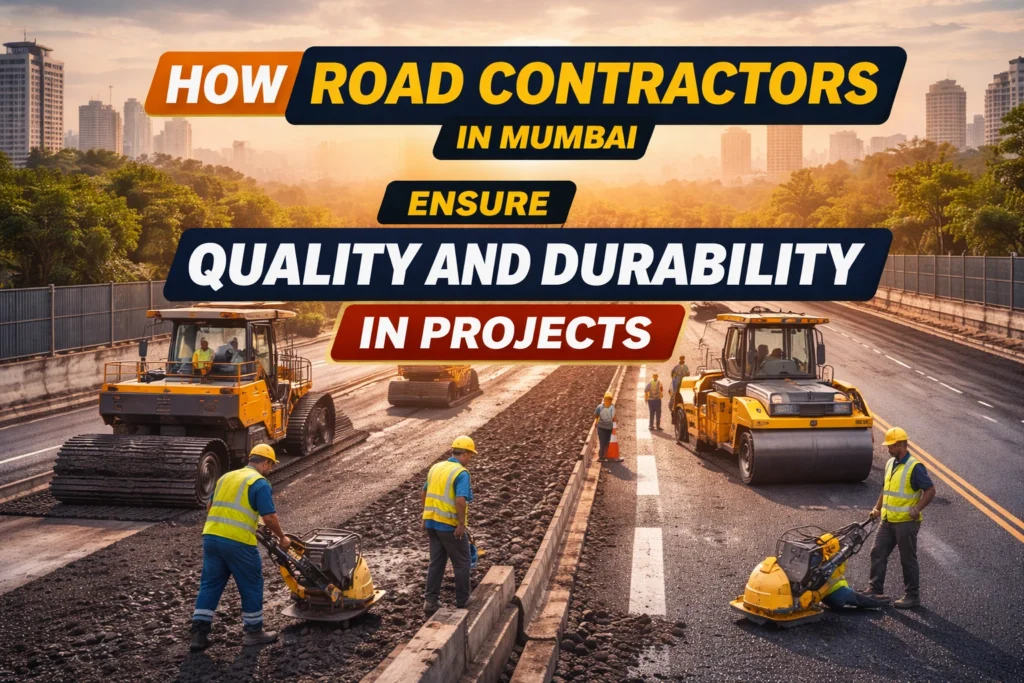 How Road Contractors in Mumbai Ensure Quality and Durability in Projects