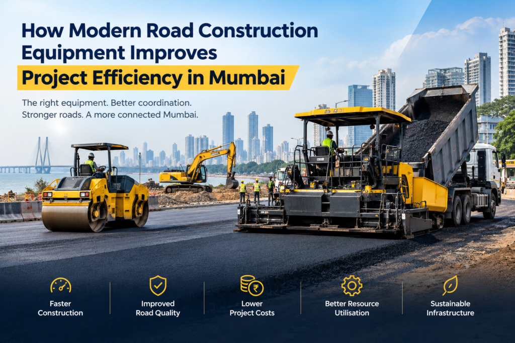 Modern Road Construction in Mumbai